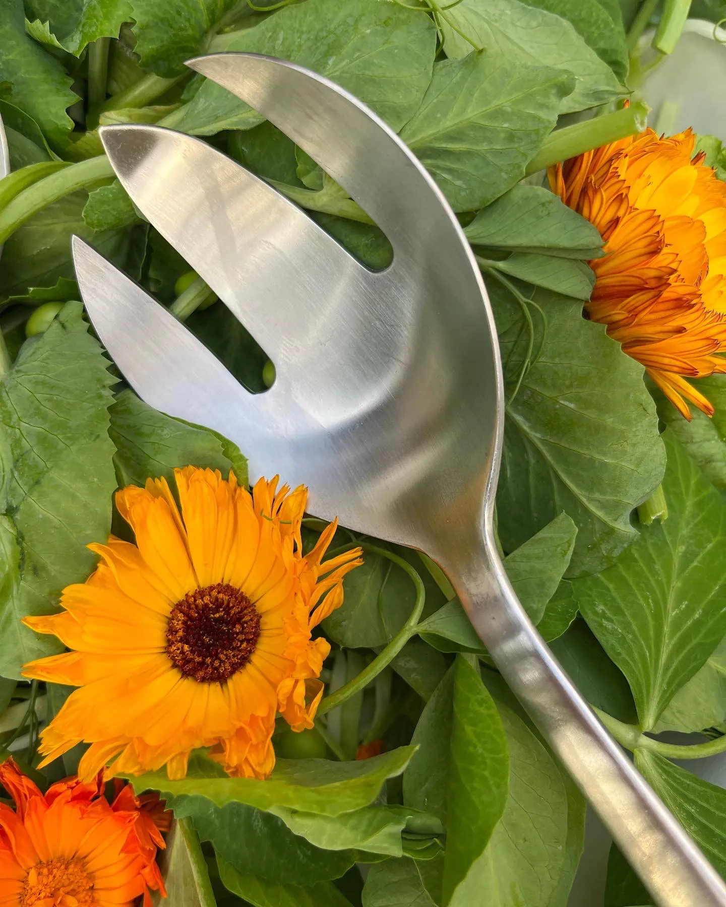 Fourchette de service Grand Prix 23,5 cm, Polished steel Kay Bojesen