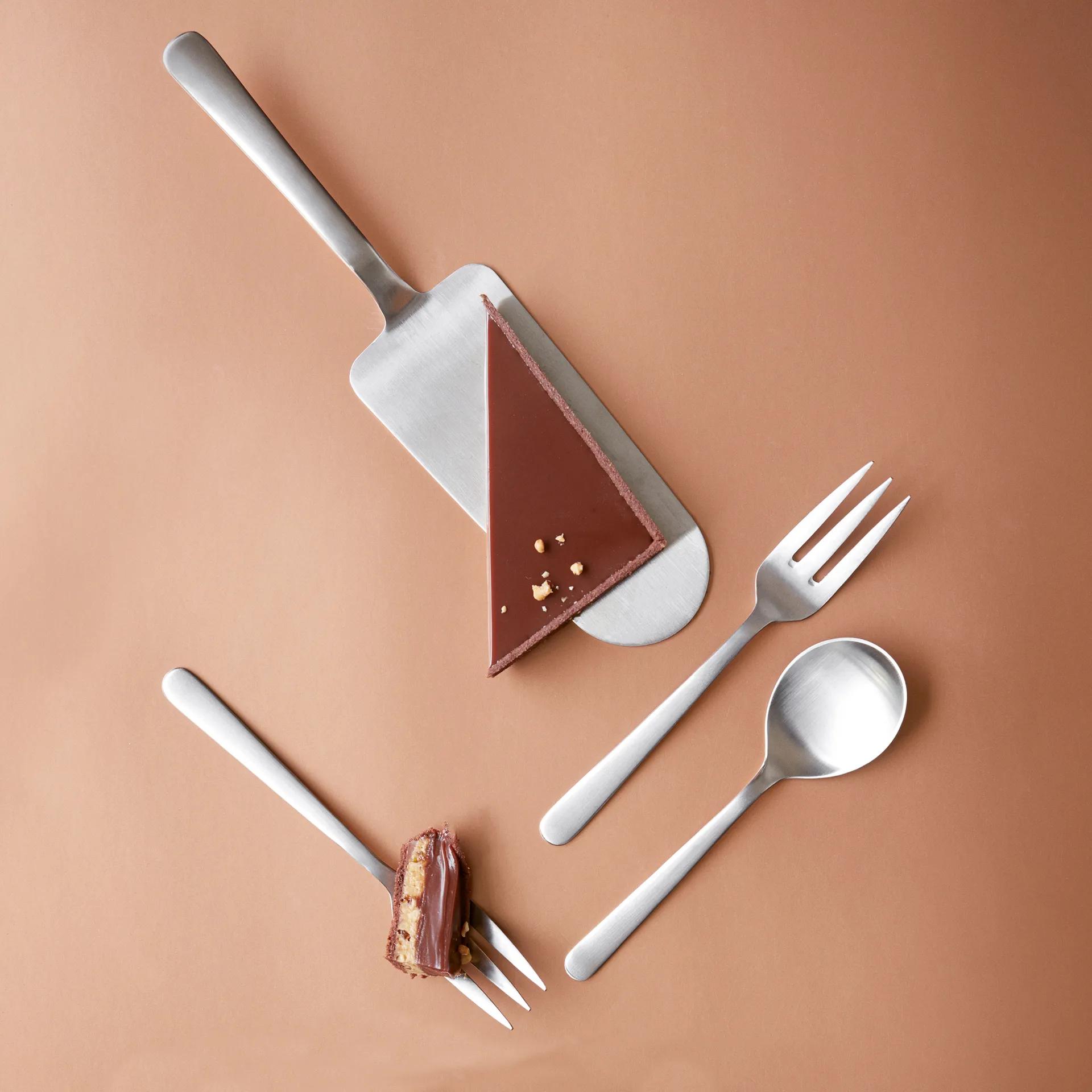 Pelle à tarte Grand Prix 22,5 cm, Polished steel Kay Bojesen