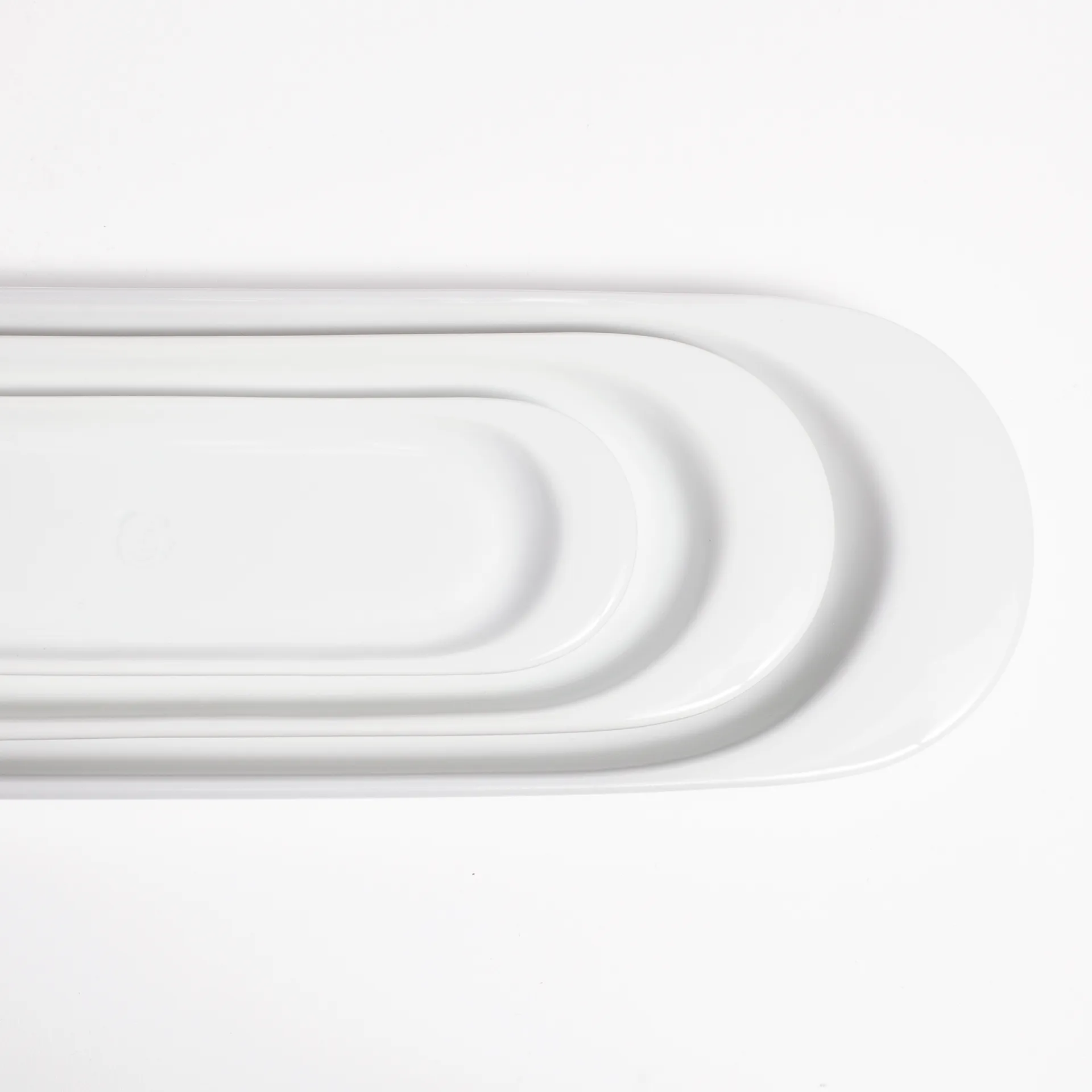 Plat WING 3 pièces, White Kay Bojesen