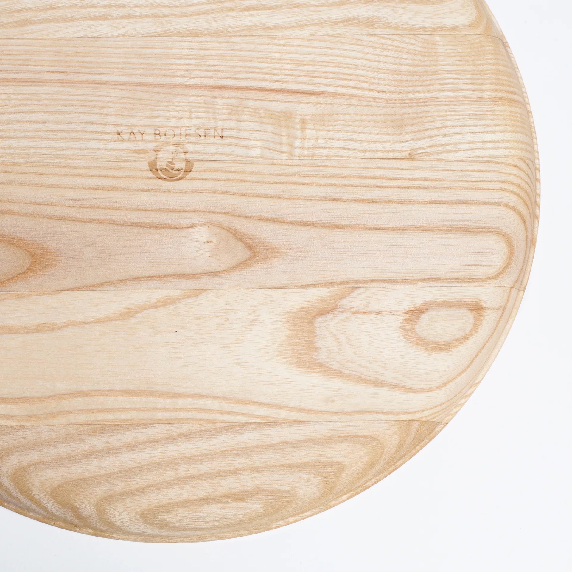 Plateau de service KAY Ø 30cm, Ash wood Kay Bojesen