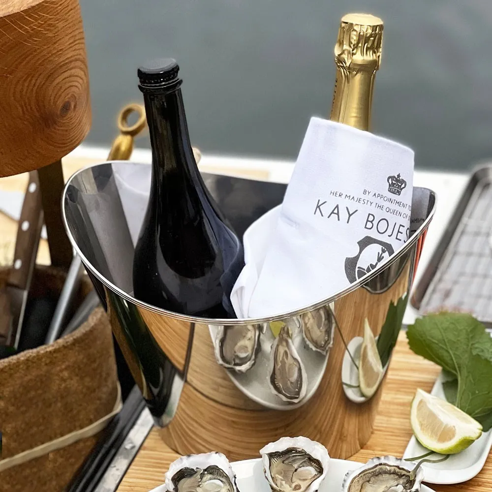Seau à champagne COOLER 20 cm, Polished steel Kay Bojesen