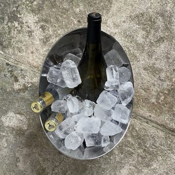 Seau à champagne COOLER 20 cm - Polished steel - Kay Bojesen