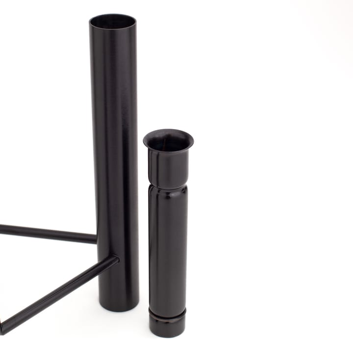 Vase et bougeoir VISTA, Black Kay Bojesen