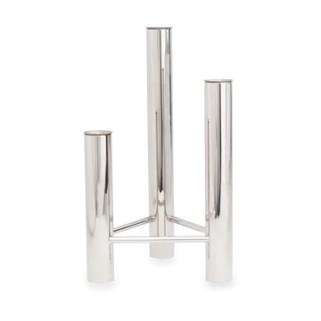 Vase et bougeoir VISTA - Polished steel - Kay Bojesen