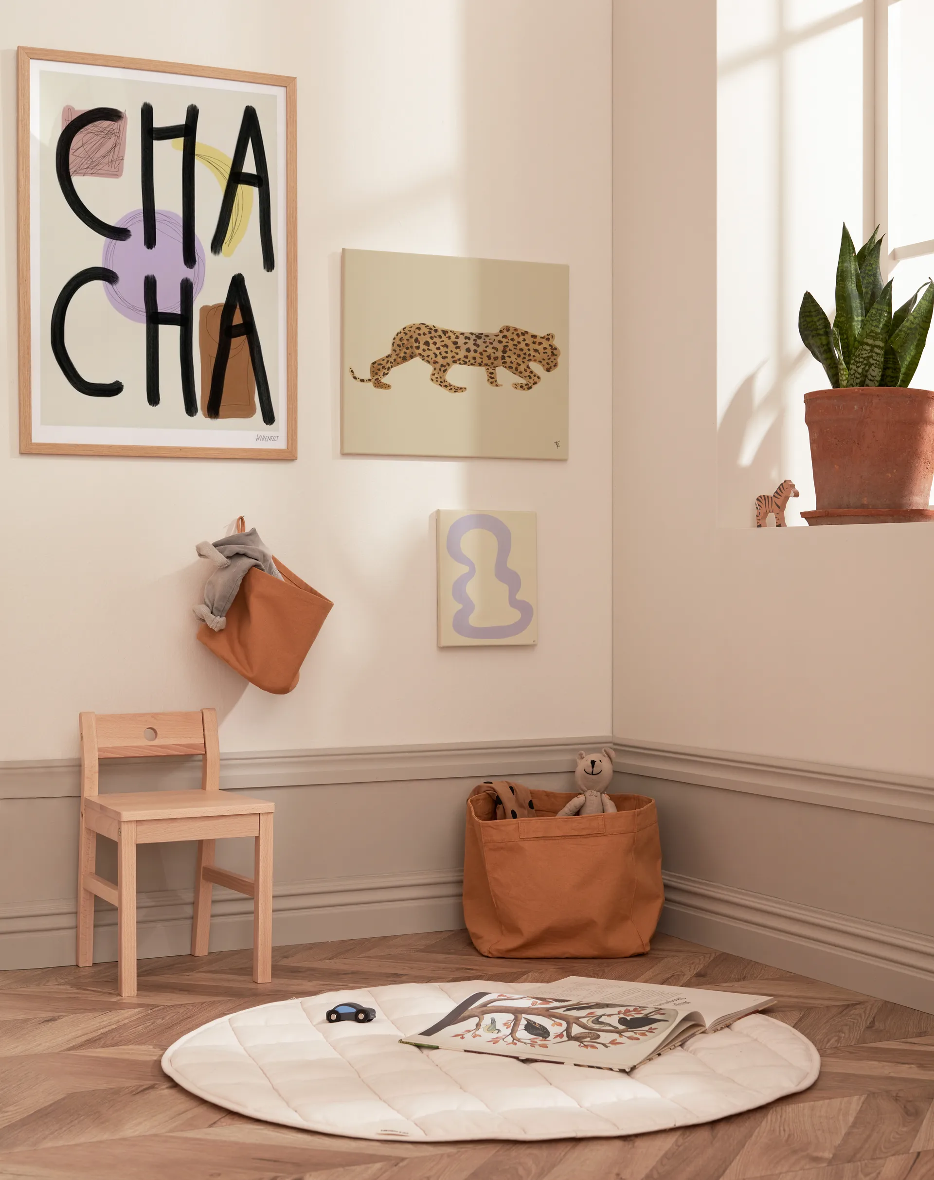 Chaise Saga blonde, Hêtre Kid's Concept