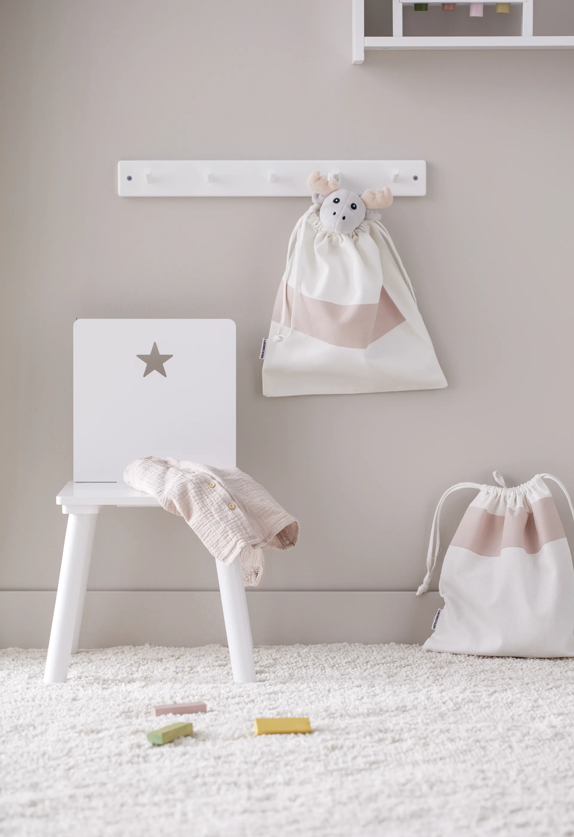 Chaise Star, Blanc Kid's Concept