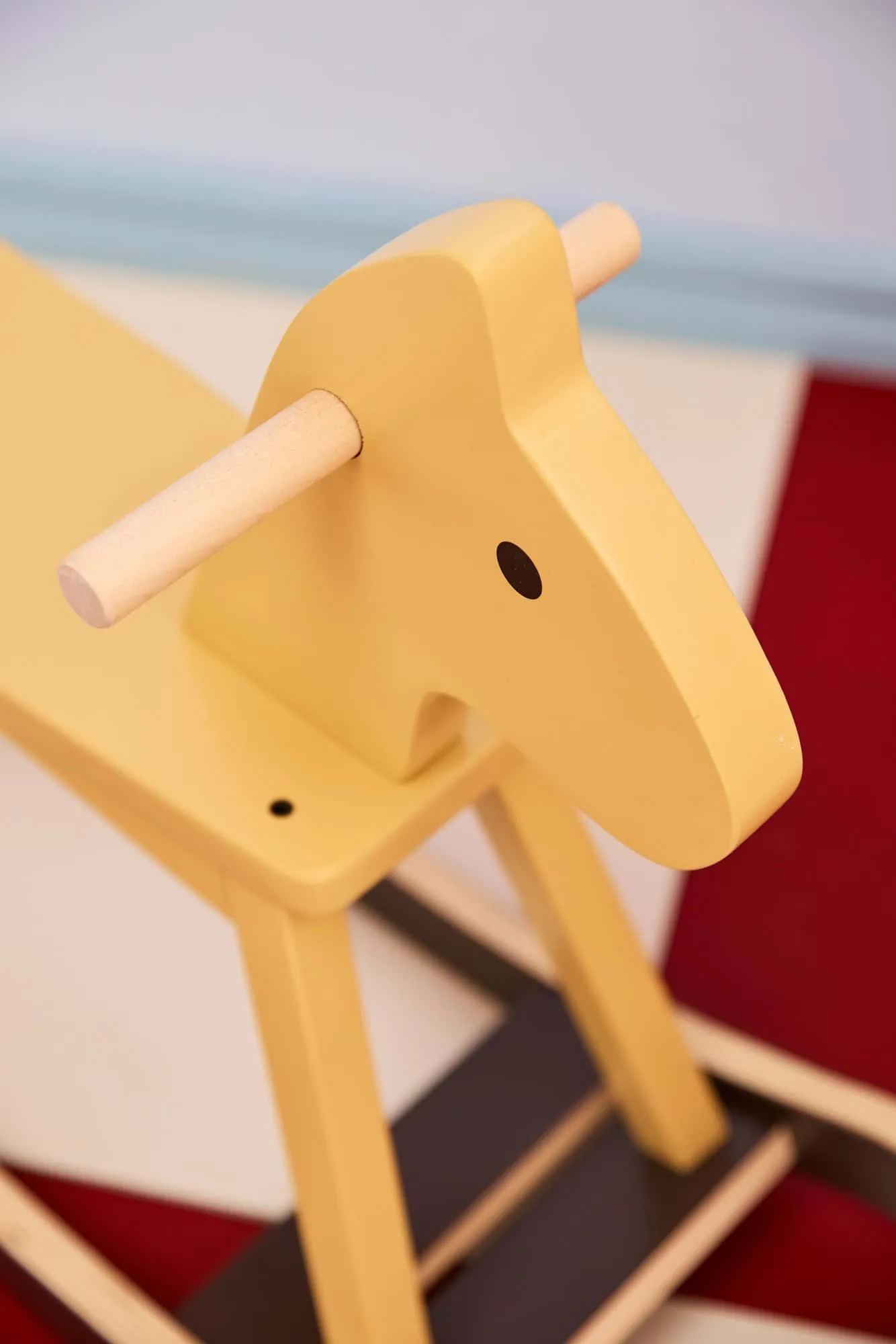 Cheval à bascule Kid's Concept, Jaune miel Kid's Concept