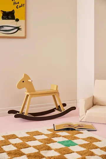 Cheval à bascule Kid's Concept - Jaune miel - Kid's Concept