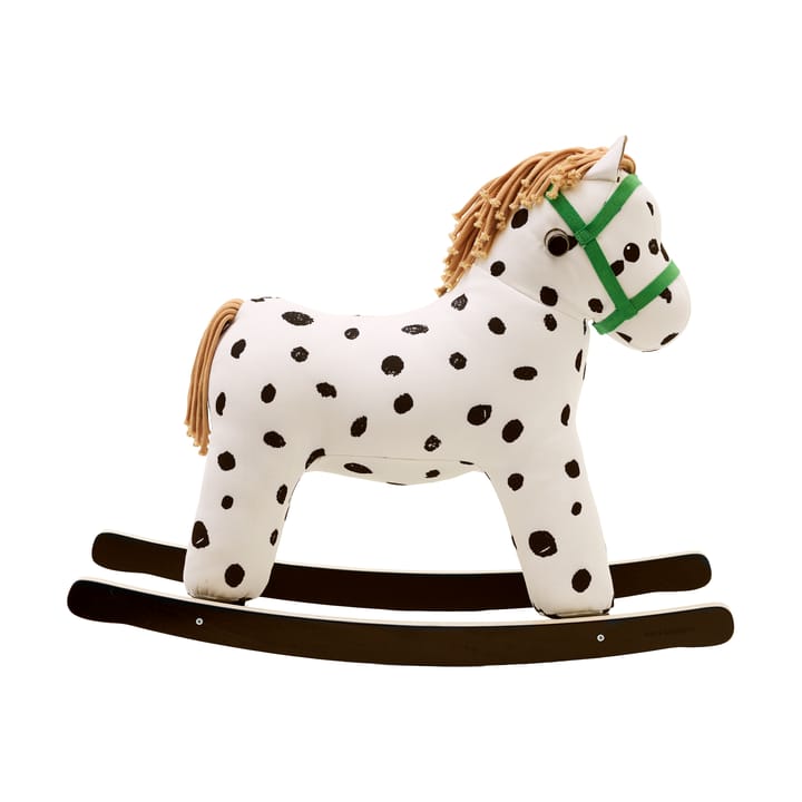 Cheval à bascule Pippi - Blanc-noir - Kid's Concept
