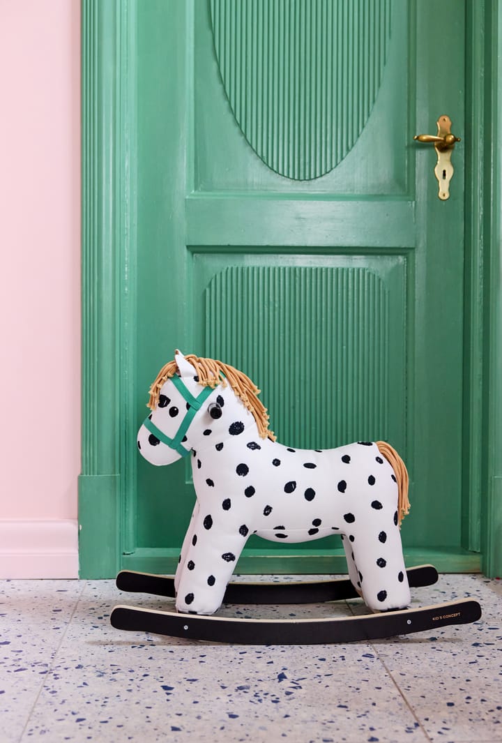 Cheval à bascule Pippi, Blanc-noir Kid's Concept