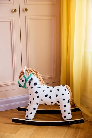 Cheval à bascule Pippi - Blanc-noir - Kid's Concept