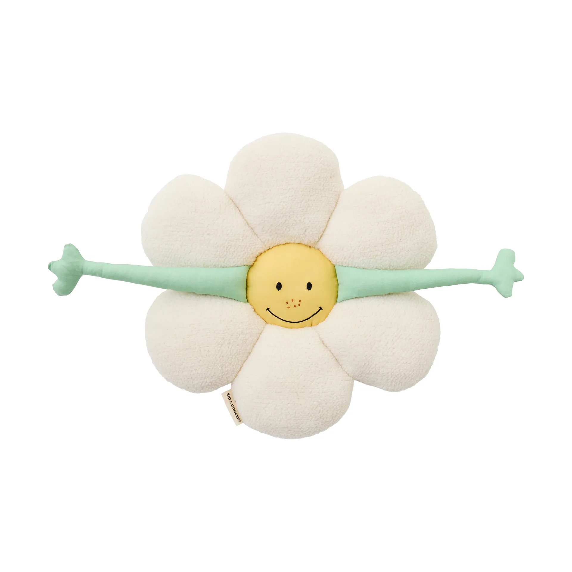 Coussin Blomma, Blanc-vert-jaune Kid's Concept