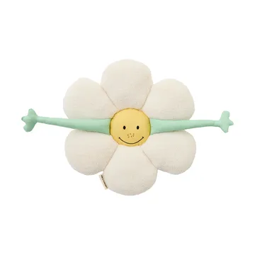 Coussin Blomma - Blanc-vert-jaune - Kid's Concept