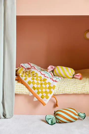 Coussin bonbon Pippi - Rose, 53x16 cm - Kid's Concept