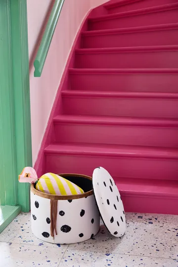 Coussin bonbon Pippi - Rose, 53x16 cm - Kid's Concept