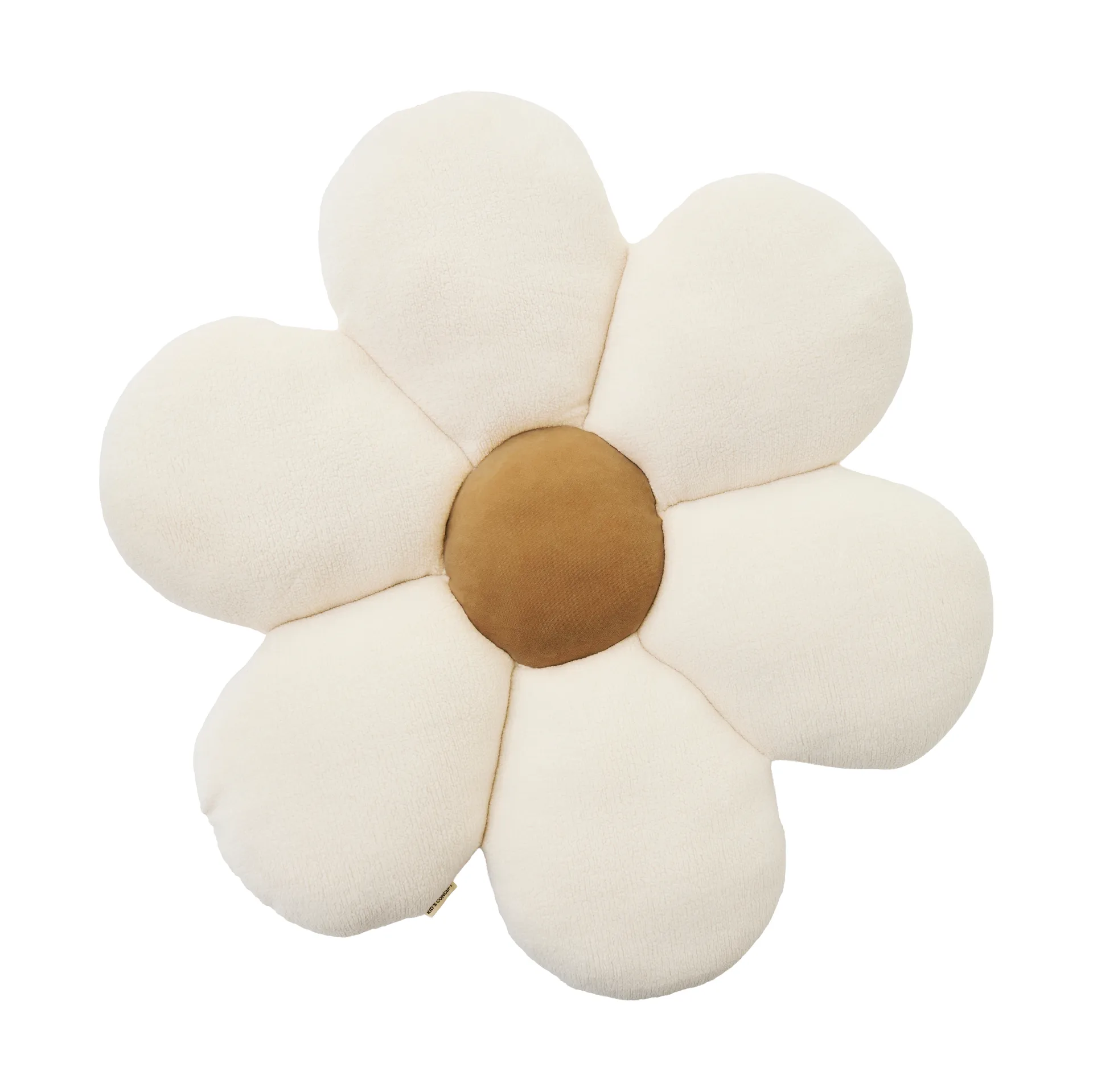 Coussin de sol Blomma, Ivoire naturel, Ø100x15 cm Kid's Concept