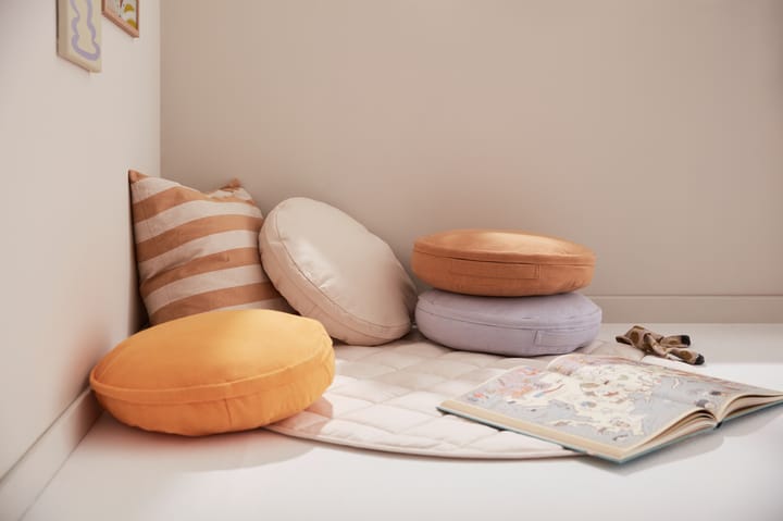Coussin de sol Kid's Base 40x40 cm, Jaune mangue Kid's Concept