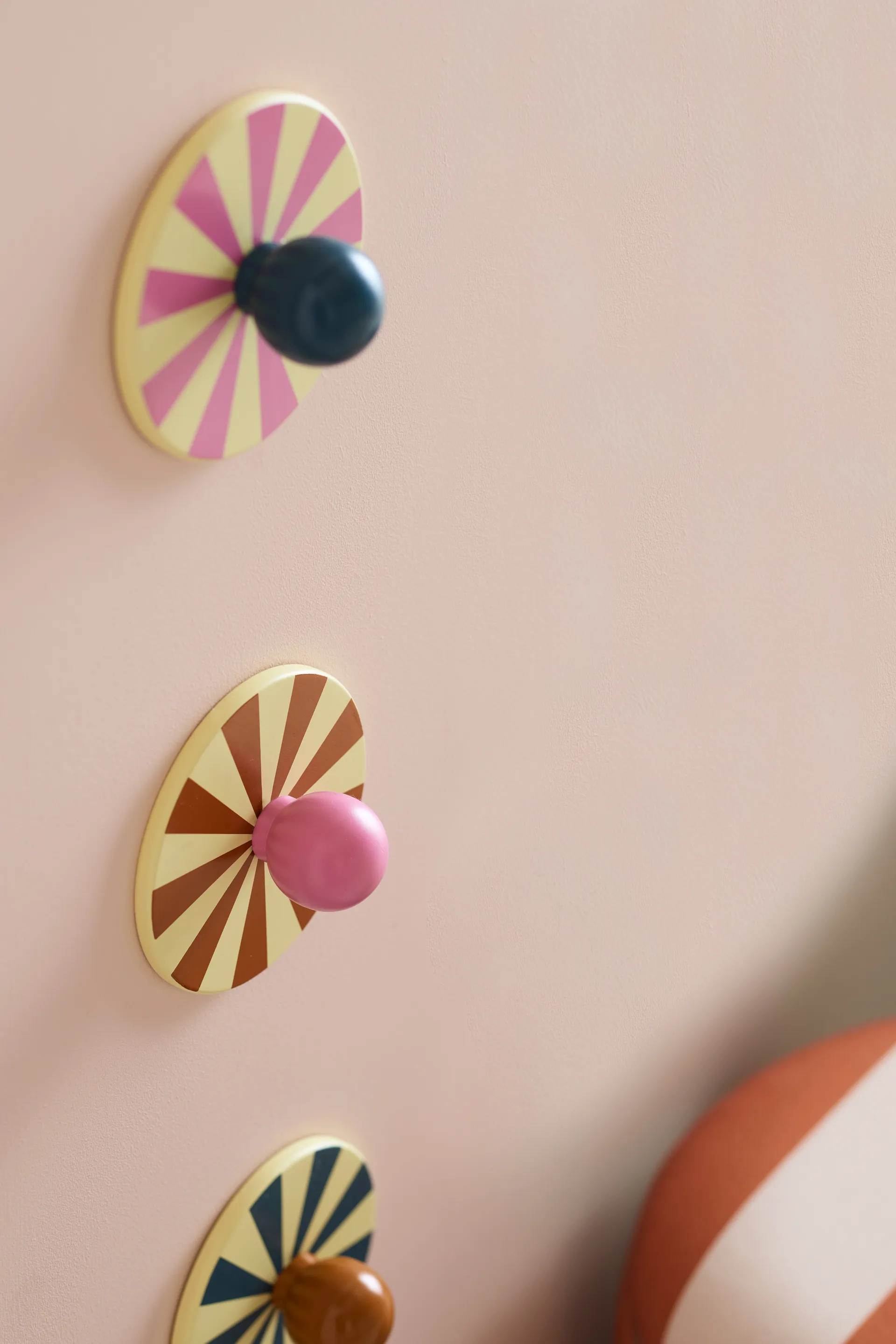 Crochets Cirkus 3 pièces, Multi, Ø10x4,4 cm Kid's Concept