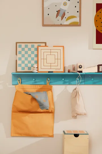 Étagère à crochets Star - Turquoise - Kid's Concept