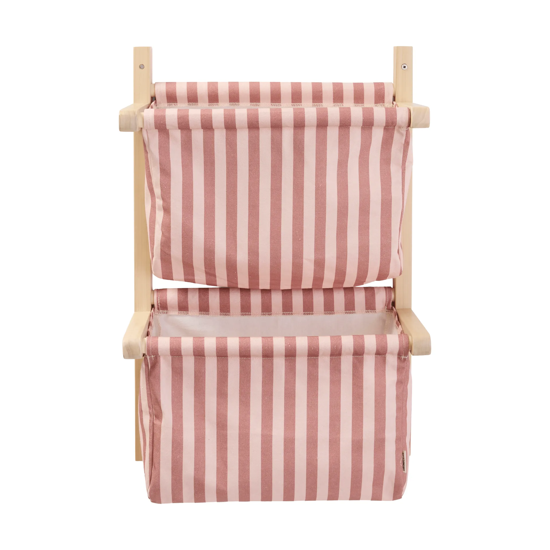 Kid's Concept Étagère à sacs à rayures Rose brun, 40x19x60 cm Kid's Concept Étagère à sacs à rayures Rose brun, 40x19x60 cm