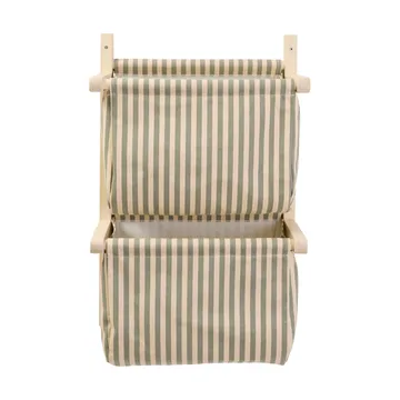 Étagère à sacs à rayures - Vert, 40x19x60 cm - Kid's Concept
