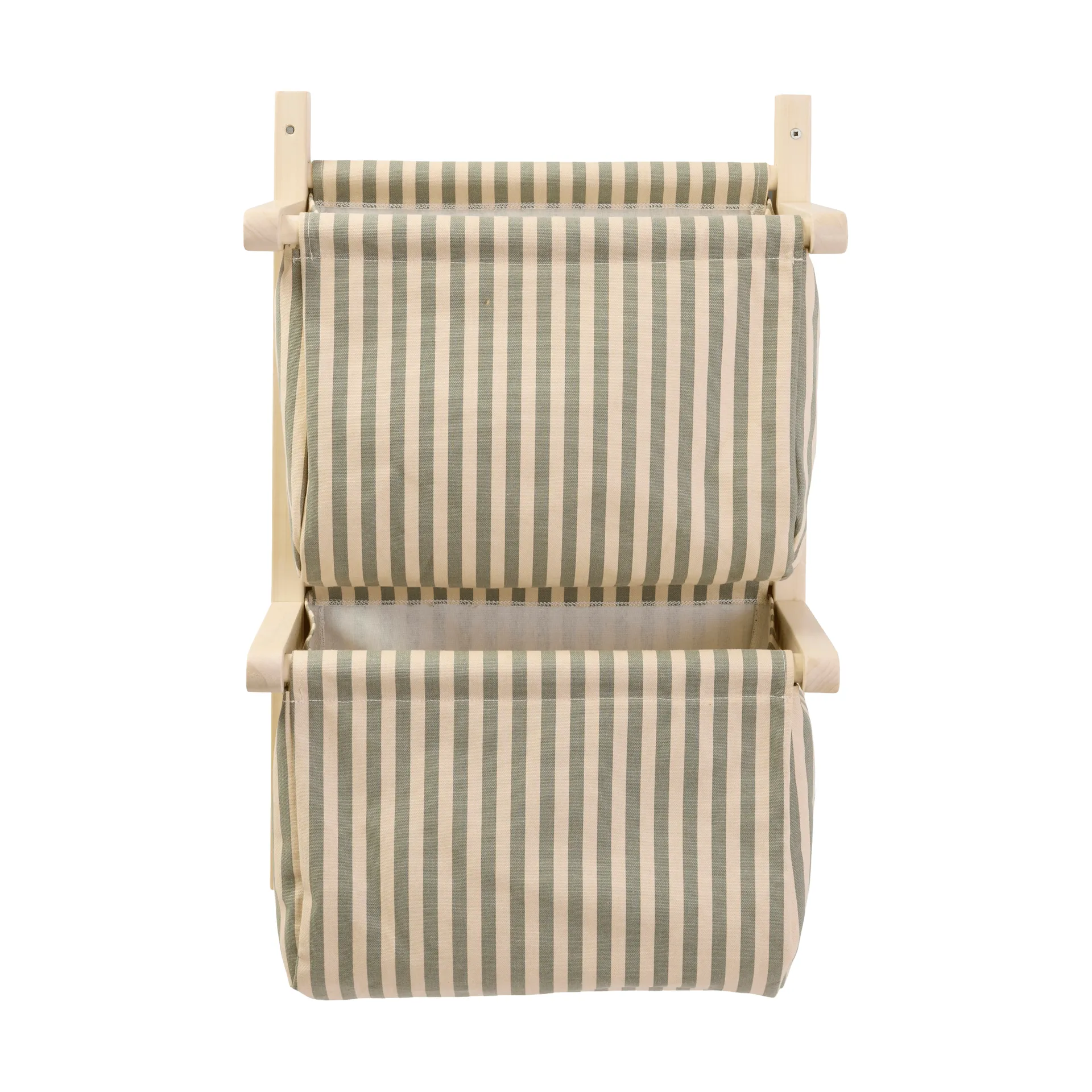 Kid's Concept Étagère à sacs à rayures Vert, 40x19x60 cm Kid's Concept Étagère à sacs à rayures Vert, 40x19x60 cm