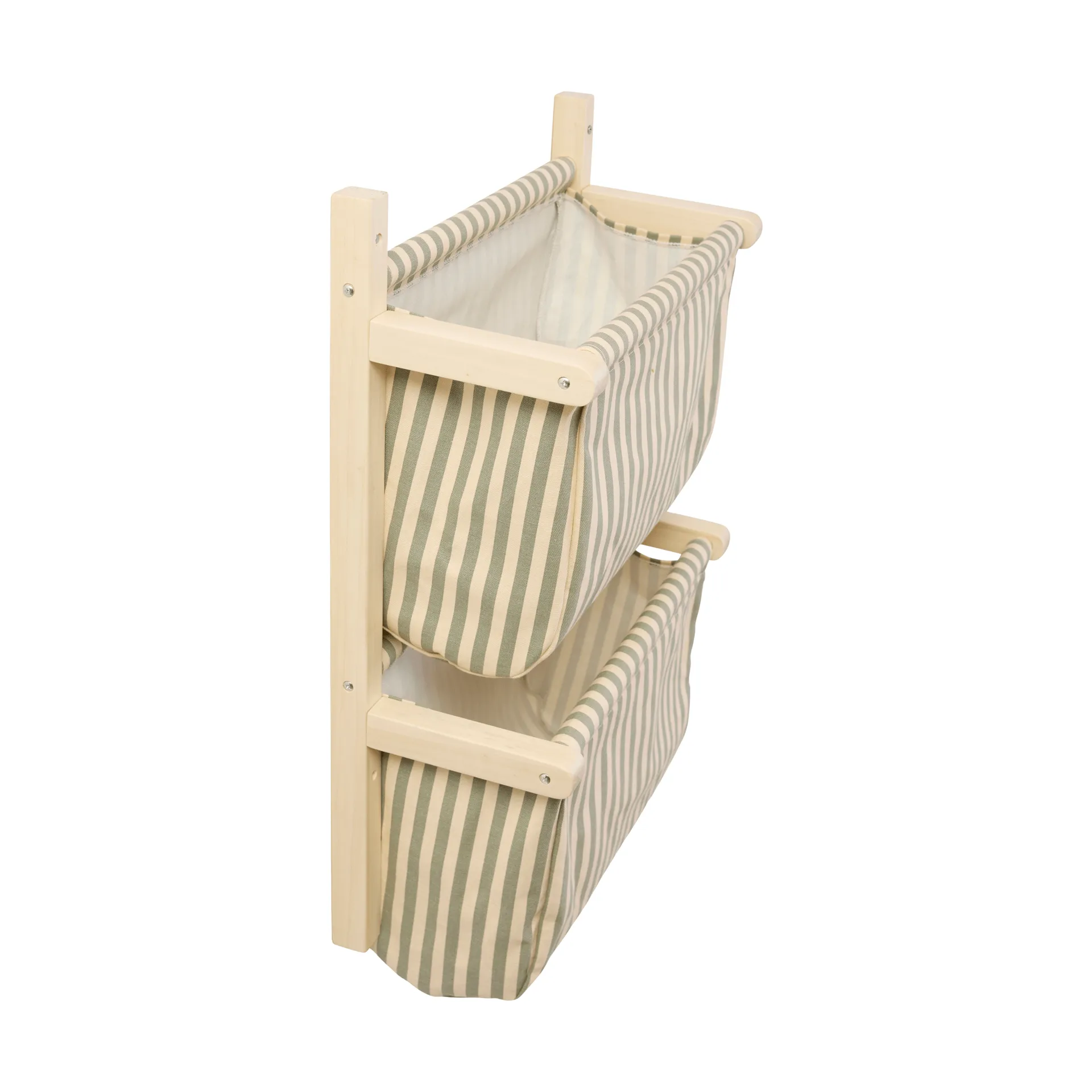 Étagère à sacs à rayures, Vert, 40x19x60 cm Kid's Concept