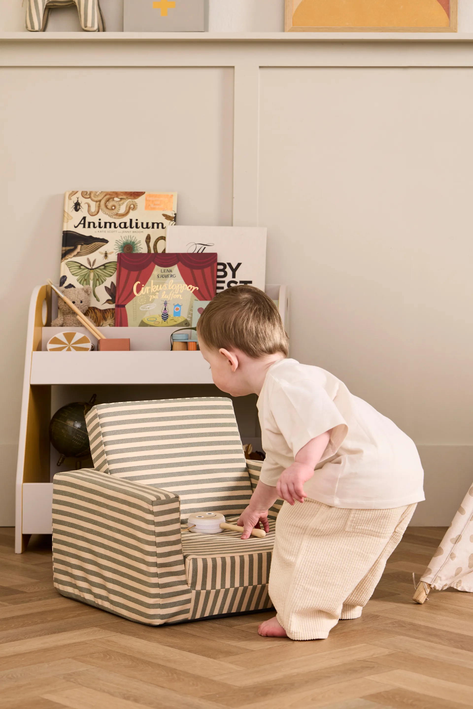 Fauteuil pliable Kid's Base, Bordure Kid's Concept