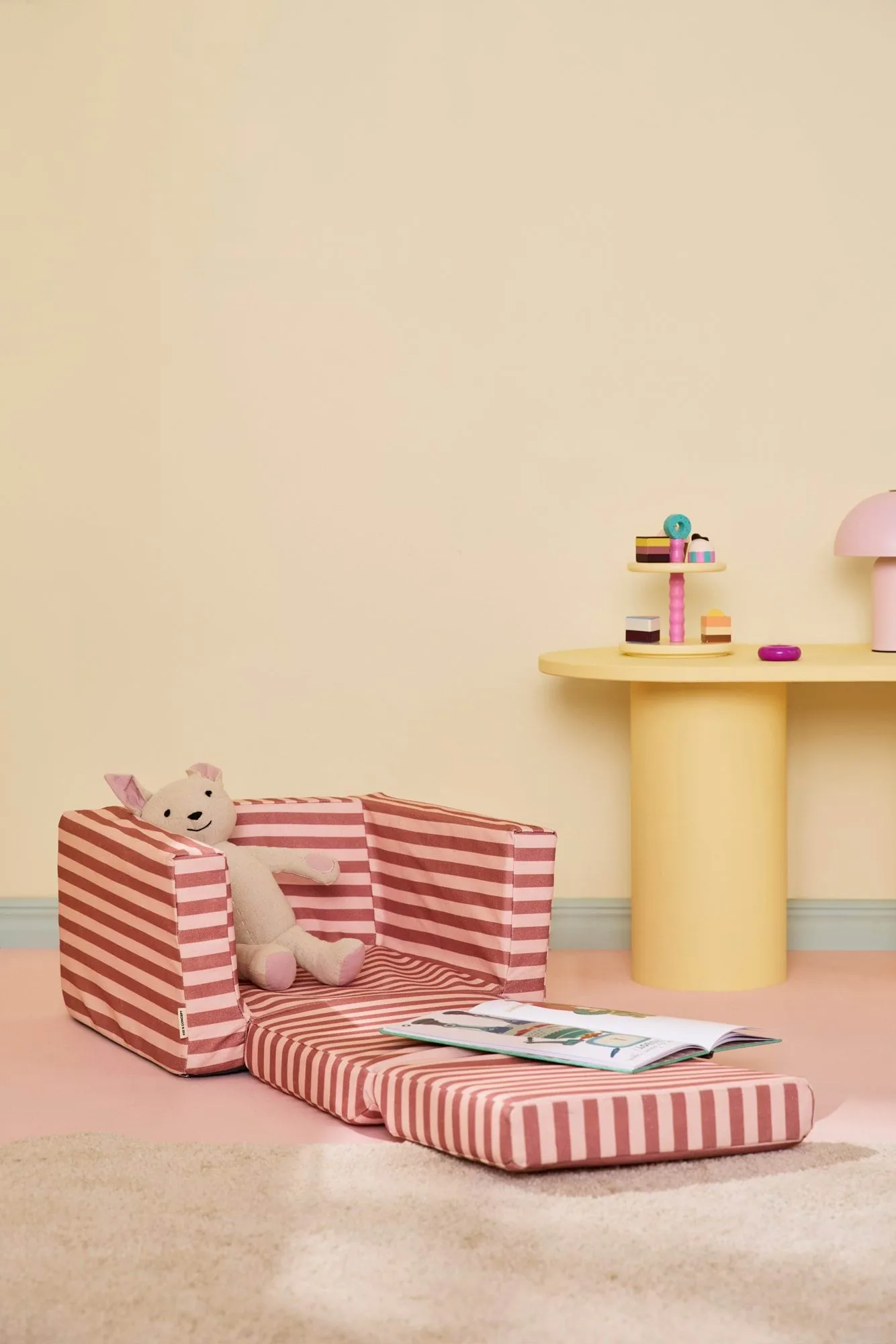 Fauteuil pliable Kid's Base, Rose brunâtre Kid's Concept