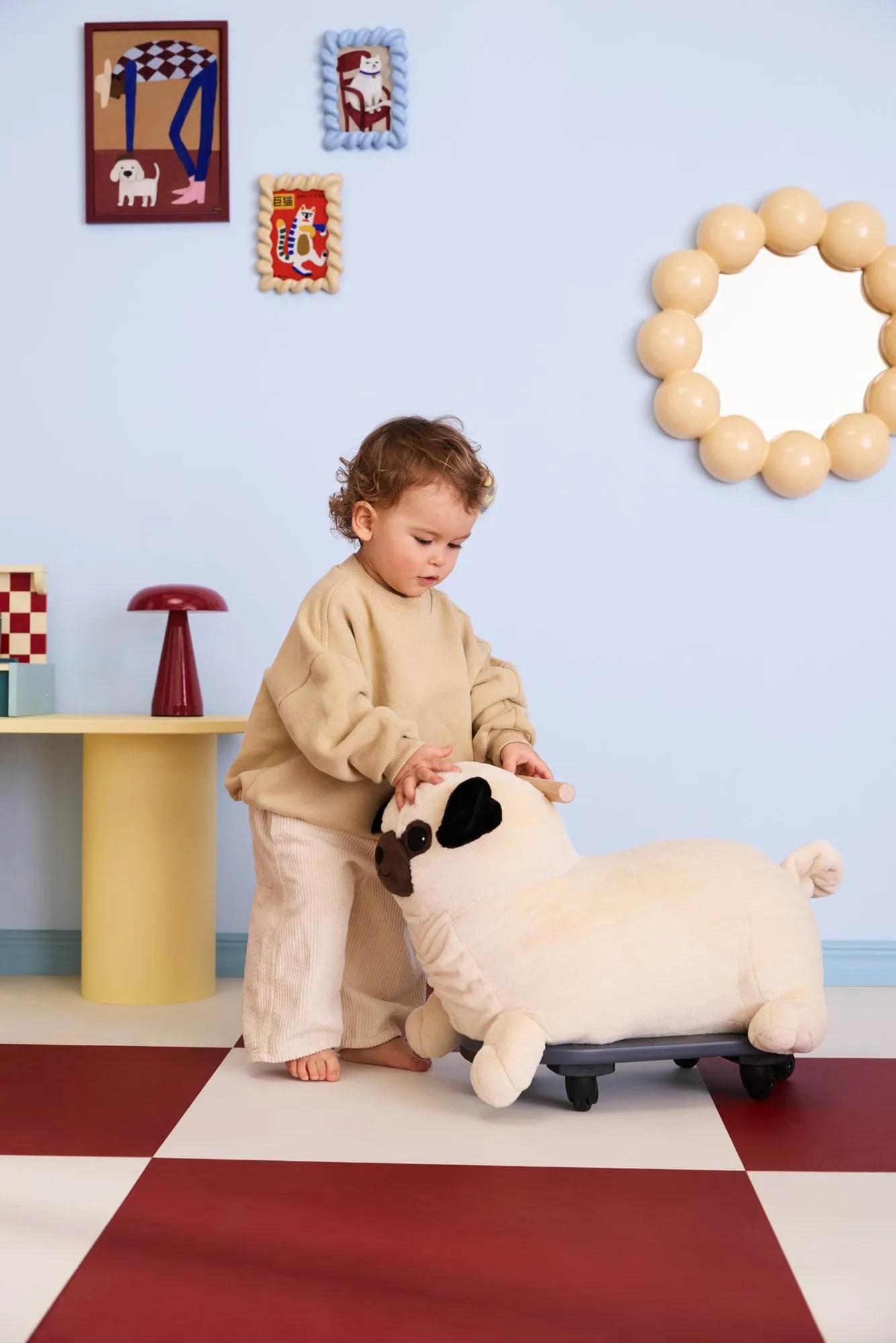 Jouet pour ruisseau, Mopsen Peg figurine mops Kid's Concept