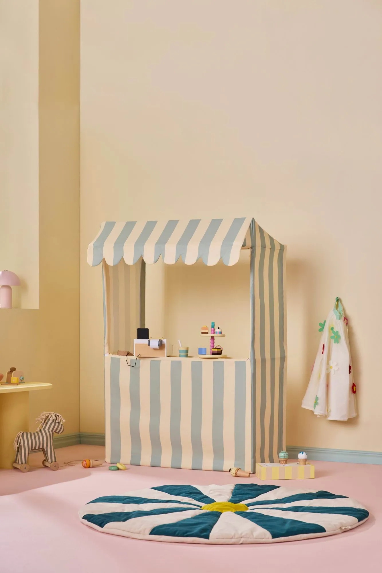 Kid's Concept stand de marché, Bleu-vert Kid's Concept