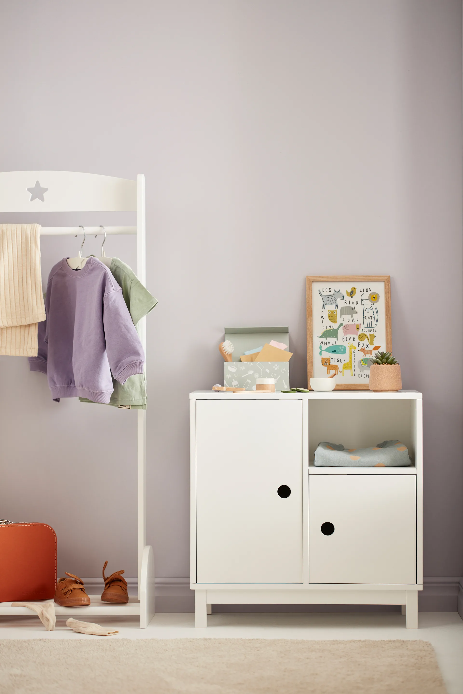 Placard Star, Blanc Kid's Concept