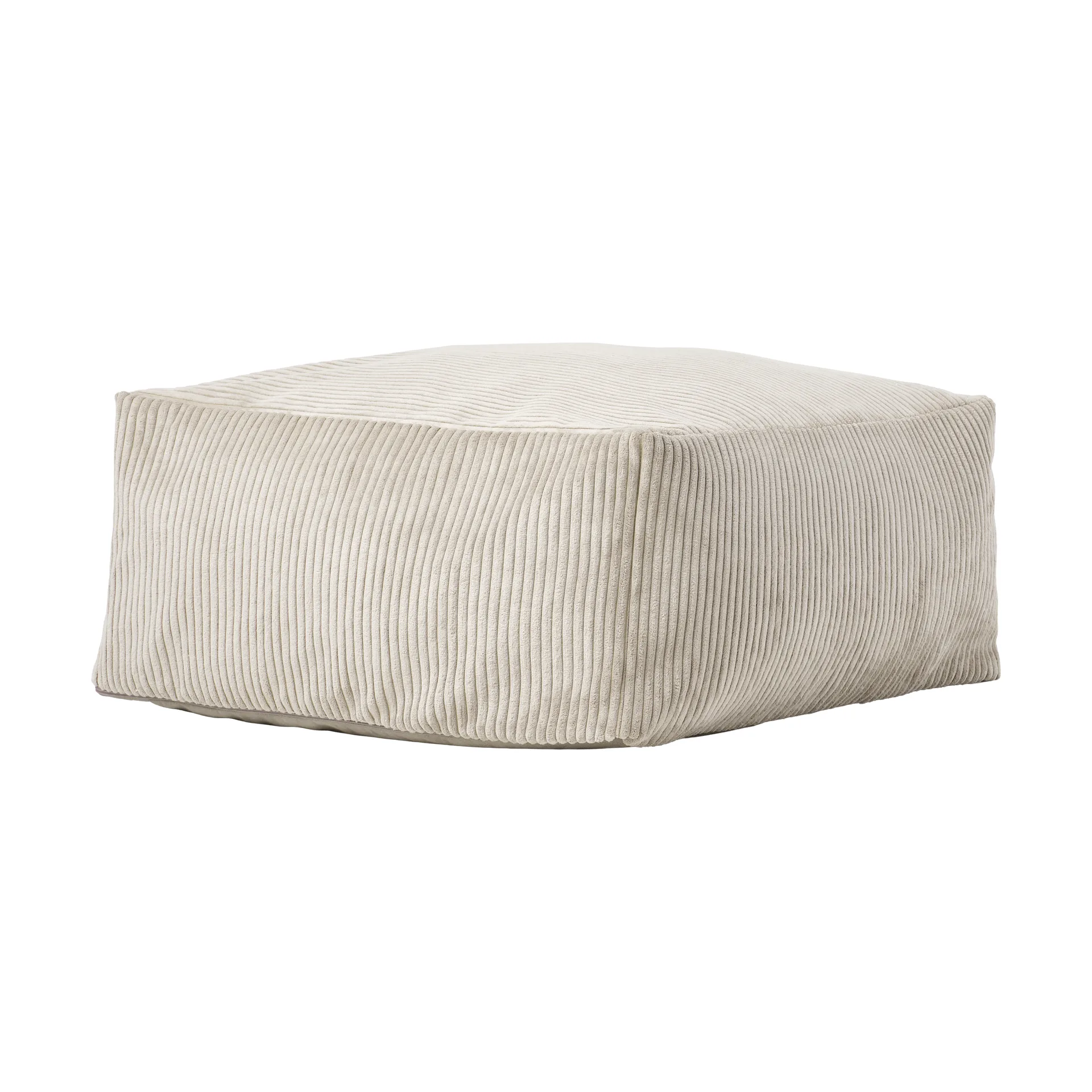 Pouf assise Kid's Base 85x85x34 cm, Blanc naturel Kid's Concept