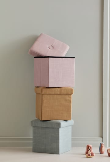 Pouf avec rangement Kid's Base - Jaune - Kid's Concept