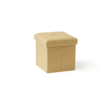 Pouf avec rangement Kid's Base - Jaune - Kid's Concept