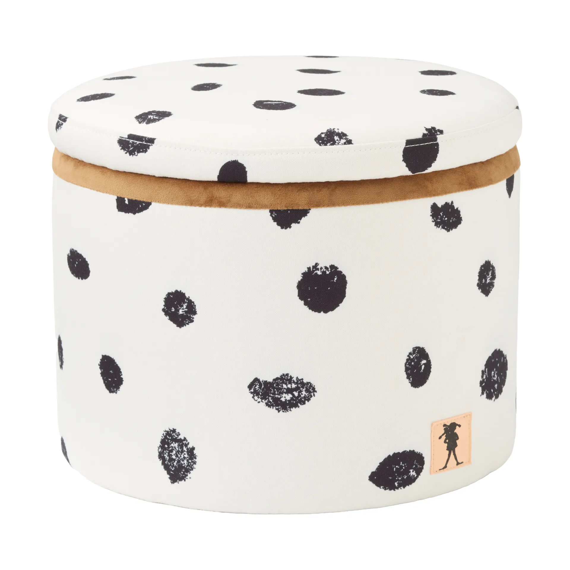Pouf avec rangement Pippi Ø40x30,5 cm, Multi Kid's Concept
