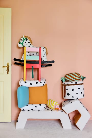Pouf avec rangement Pippi Ø40x30,5 cm - Multi - Kid's Concept
