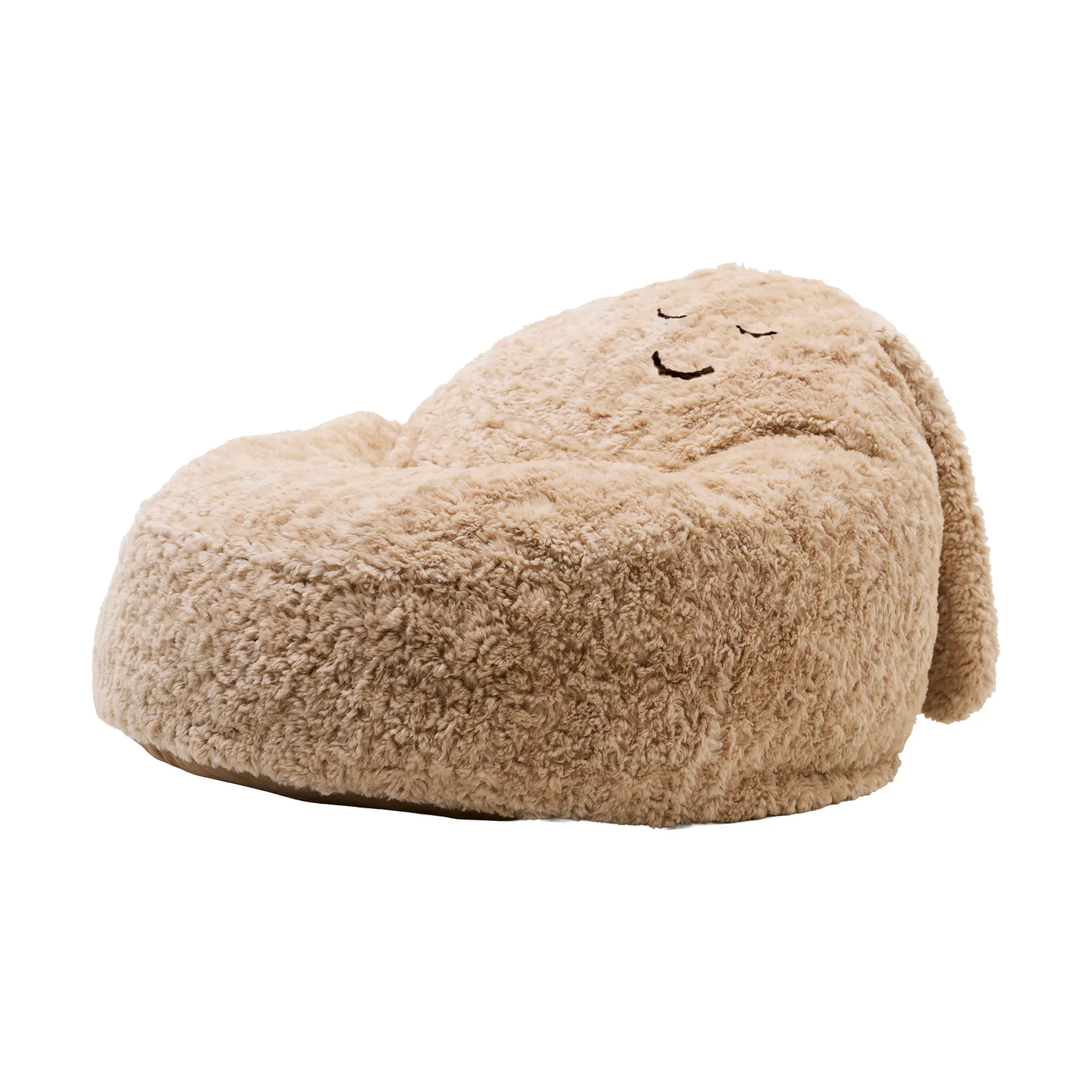 Pouf poire Snuggle, Beige, Ø80x50 cm Kid's Concept