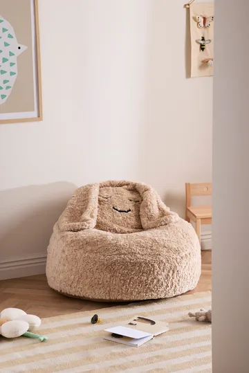 Pouf poire Snuggle - Beige, Ø80x50 cm - Kid's Concept