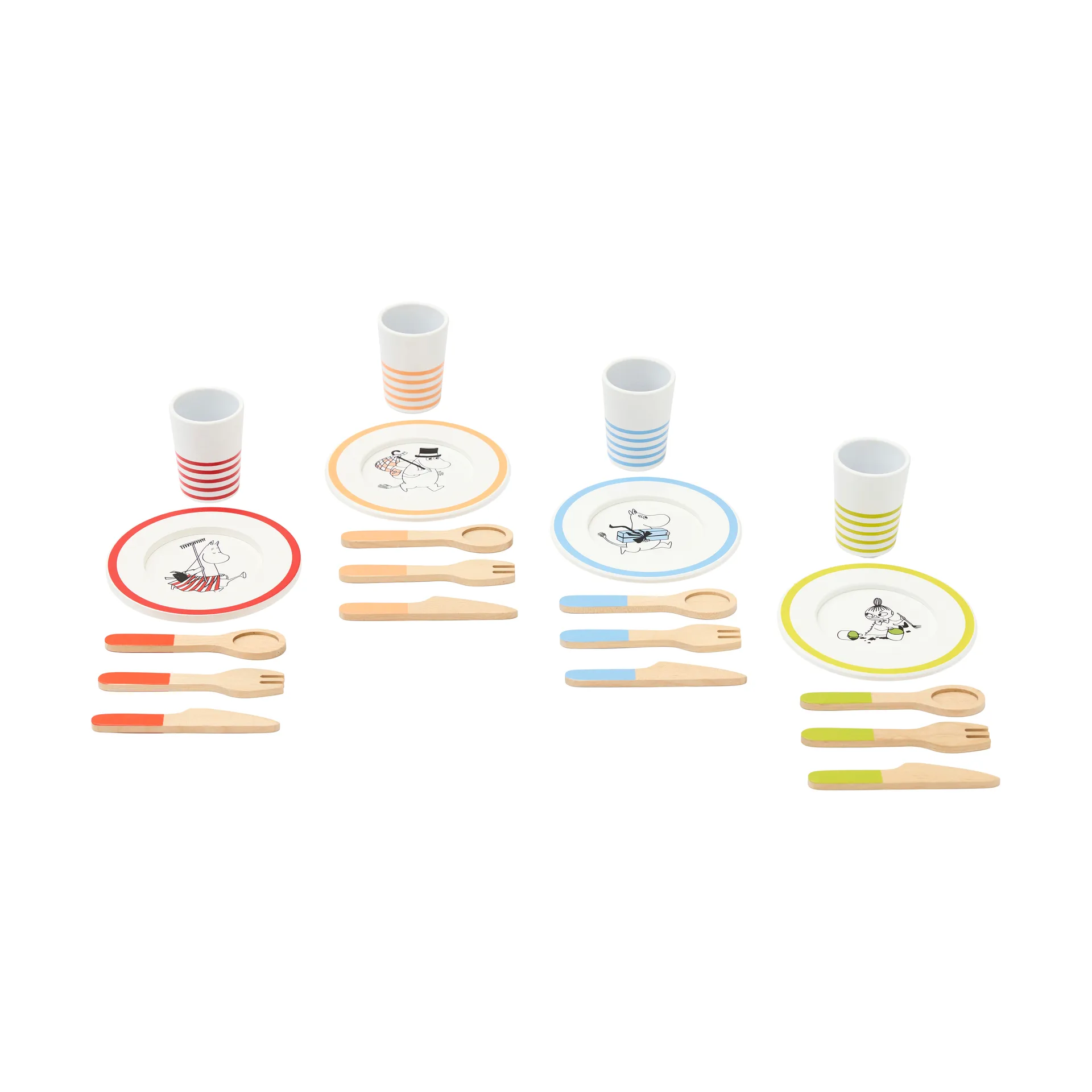Service de table Moomin, 16 pièces Kid's Concept
