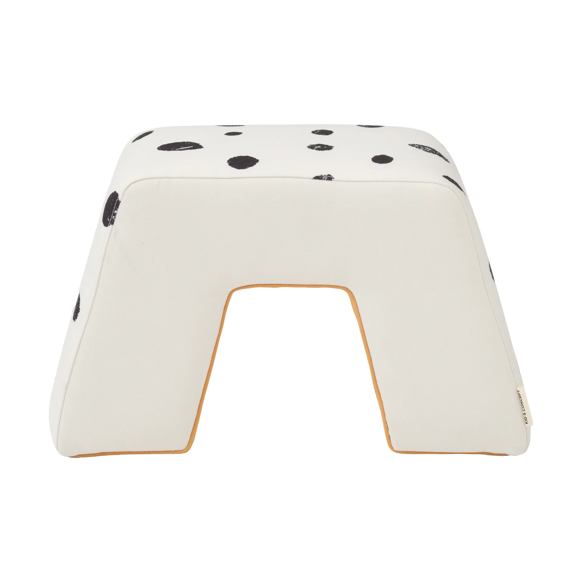 Tabouret Pippi, Blanc-orange Kid's Concept