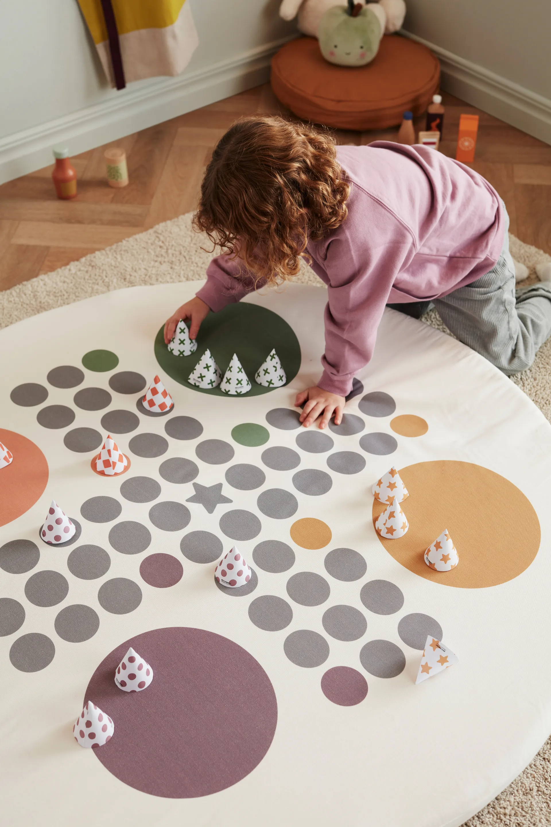 Tapis de jeu Kid's Base Ø110 cm, Blanc Kid's Concept
