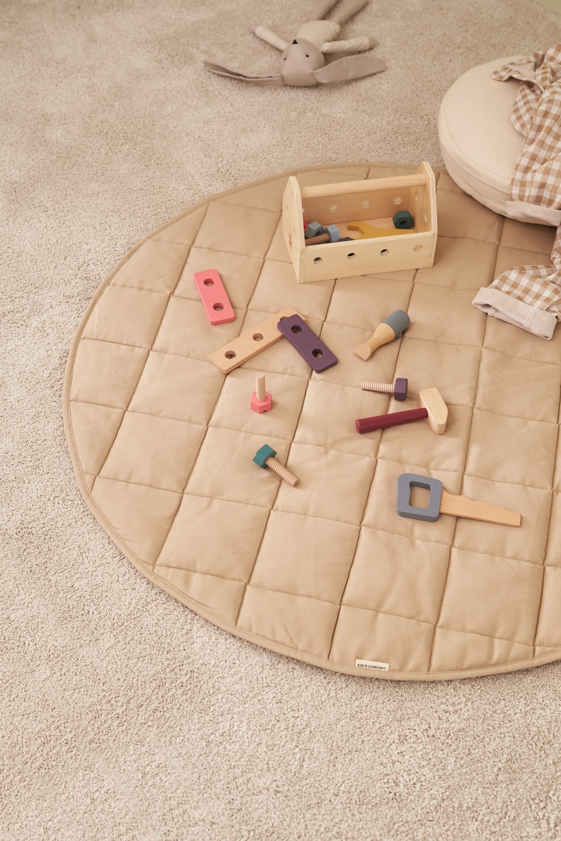 Tapis de jeu Kid's Base, Beige Kid's Concept