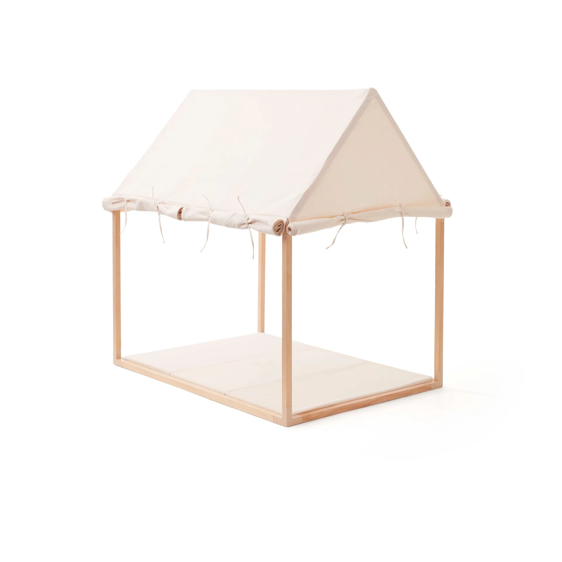 Tente de jeu Kid's Base, Blanc naturel Kid's Concept