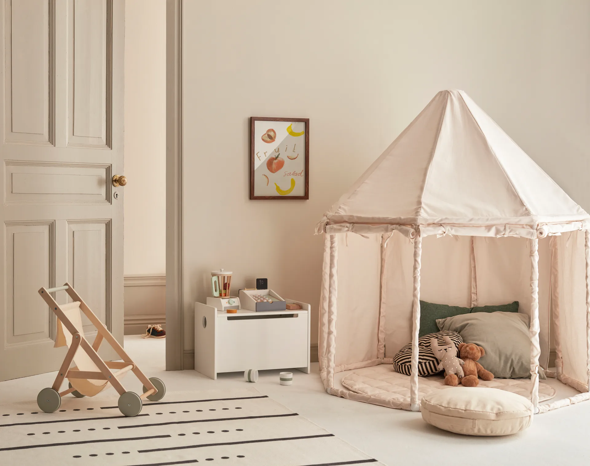 Tente pavillon Kid's Base, Blanc naturel Kid's Concept