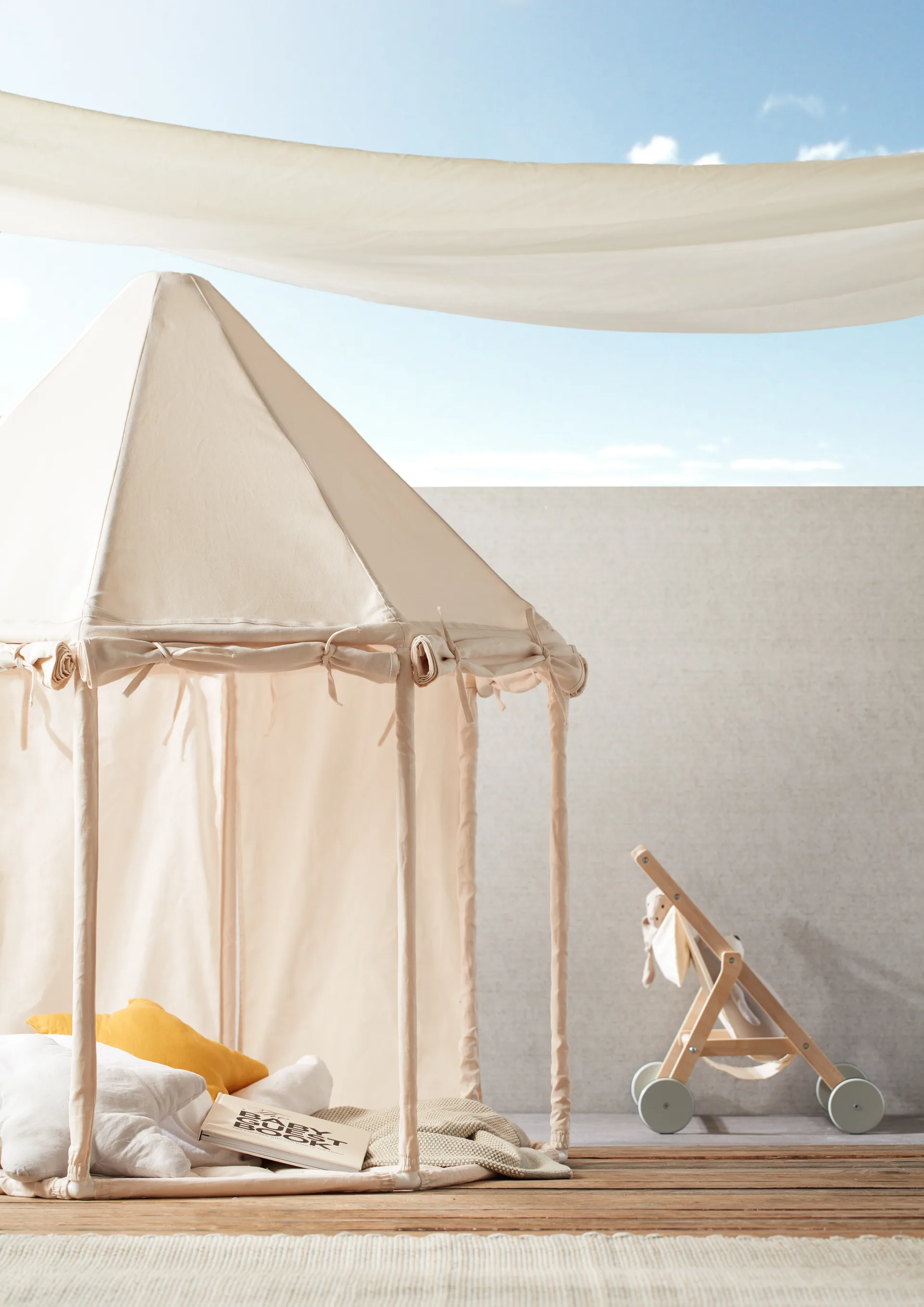 Tente pavillon Kid's Base, Blanc naturel Kid's Concept