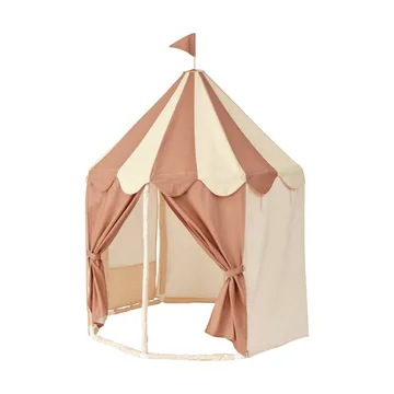 Tente pavillon Kid's Base - Rayure brun - Kid's Concept