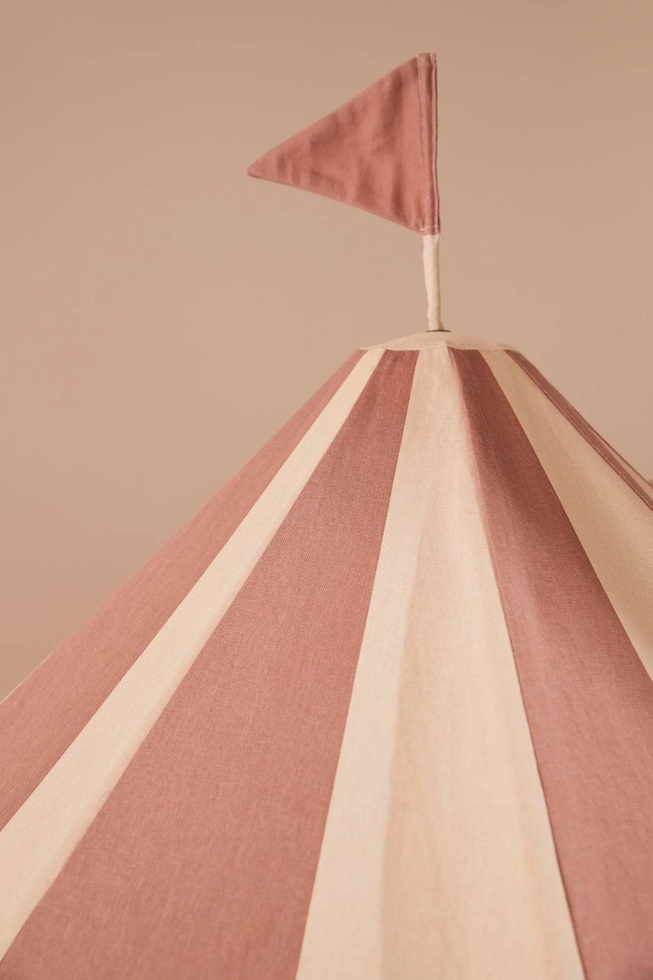 Tente pavillon Kid's Base, Rayure brun Kid's Concept