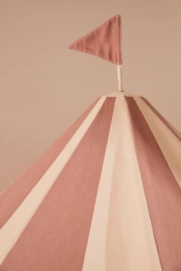 Tente pavillon Kid's Base - Rayure brun - Kid's Concept