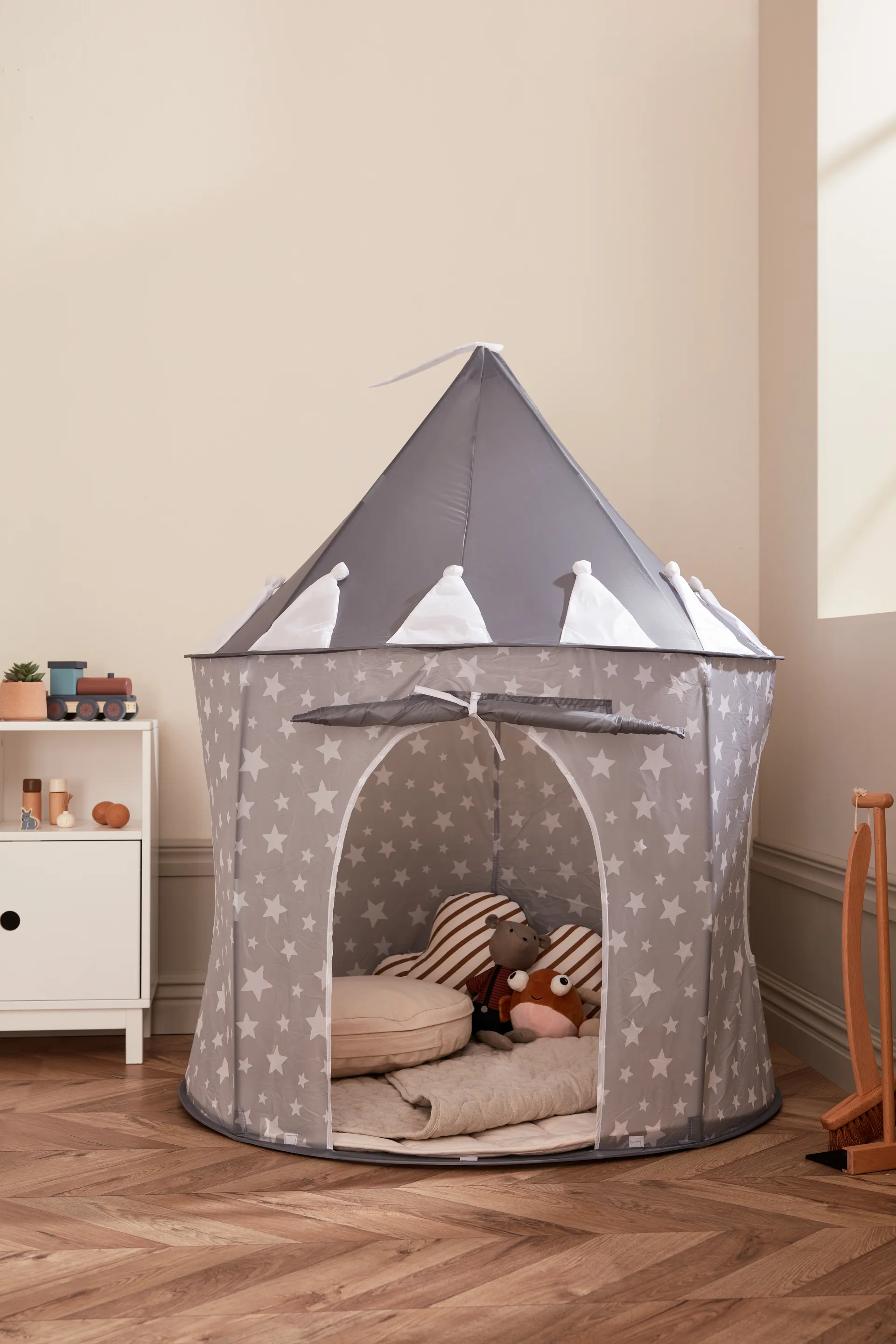 Tente Star 100x130 cm, Gris Kid's Concept